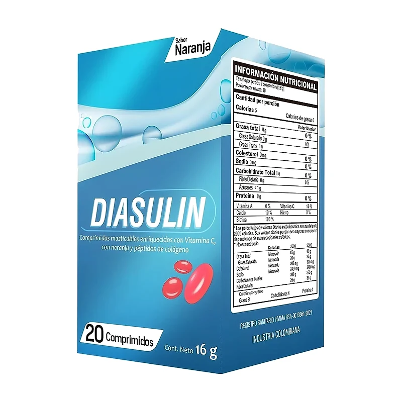 Diasulin — glucose metabolism support tablets