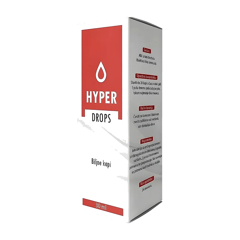 Hyperdrops — herbal drops for heart and circulation